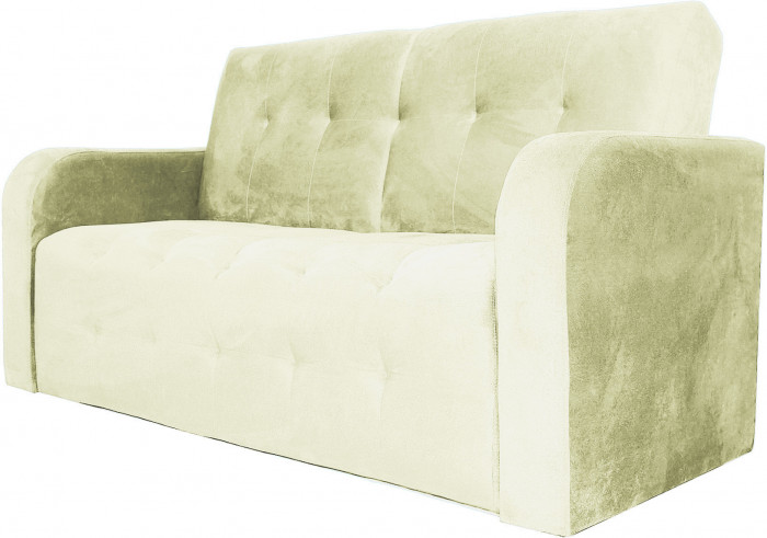 Диван прямой, материал велюр, цвет бежевый, для офиса, дома, гостиной, кухни Оксфорд