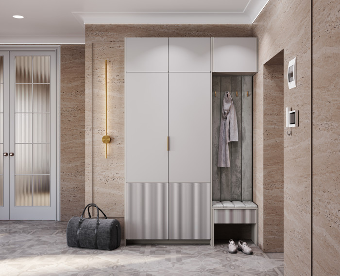 Шкаф навесной "Пандора" ШКН-01, Кашемир/Айриш МФ03