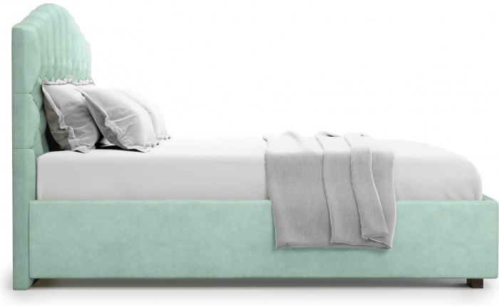 Кровать Lugano 160 с подъемным механизмом, Velutto 14