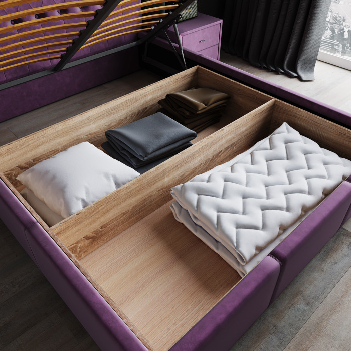 Октавия Кровать интерьерная 180 бежевый ромб, ПМ