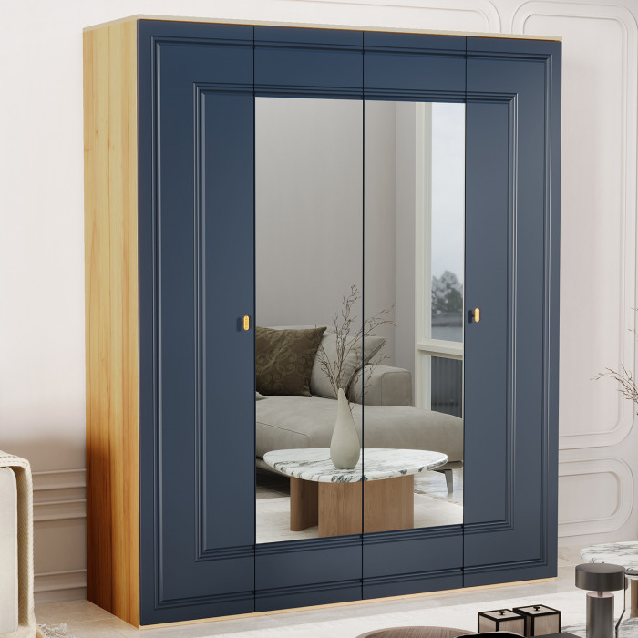 Шкаф 4-х дверный Вега Сапфир