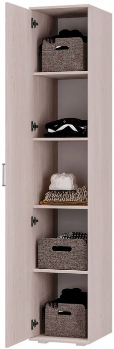 "Белла" пенал (400х2120х470) ясень белый