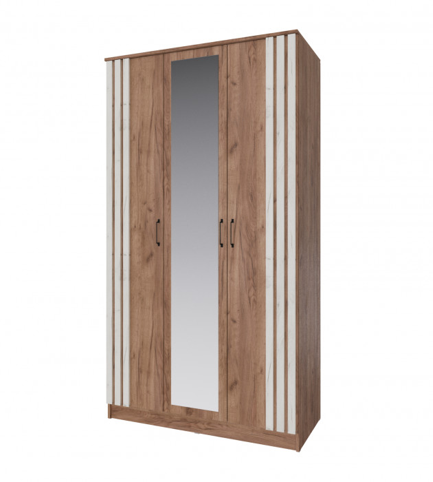 Кано Шкаф 1,2 КПШ-2 дуб крафт табачный/дуб крафт белый