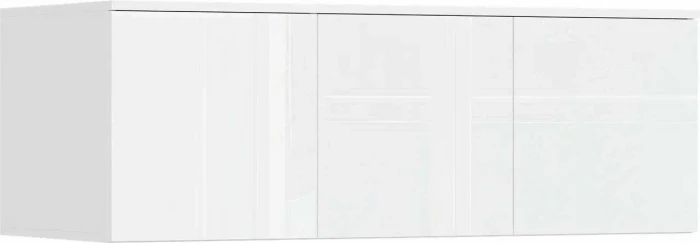Норд Композиция Шкафов (прямые + угловые), Белый глянец/белый