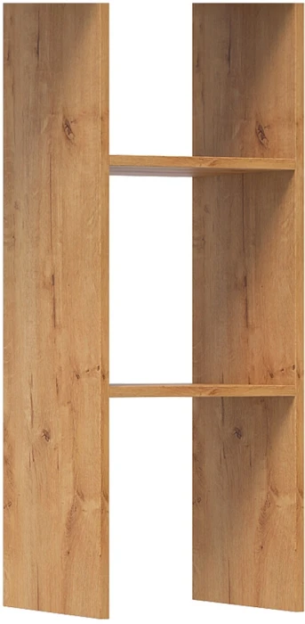 Прага Модульная Гостиная, вариант №4, Дуб Вотан/Белый глянец