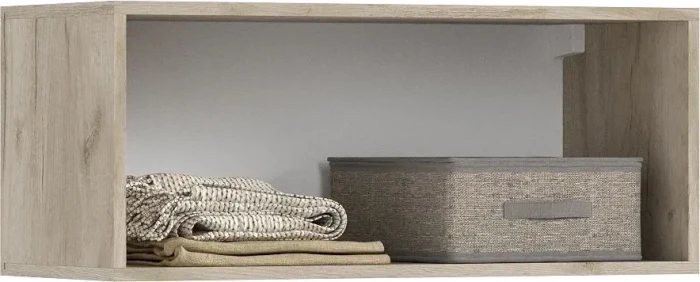 Тумба навесная 800 Норд, Крафт серый/Кашемир