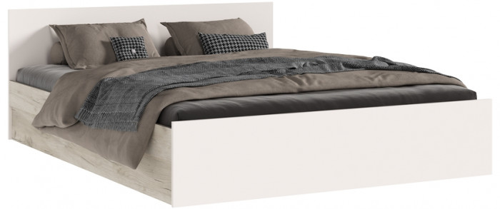 Кровать 1,6м, Крафт серый/Кашемир