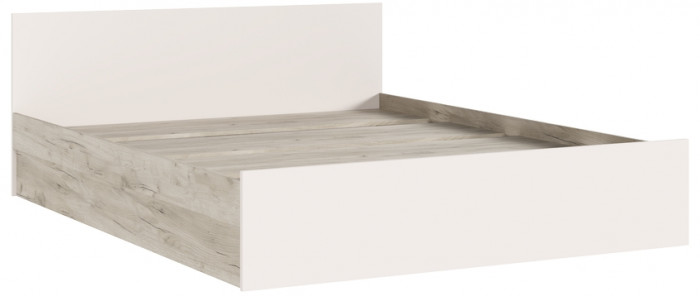 Кровать 1,6м, Крафт серый/Кашемир