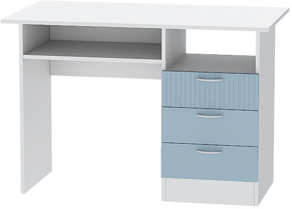 Детская комната Бриз МДФ, набор 10, Белый/Антарктида (Полосы)