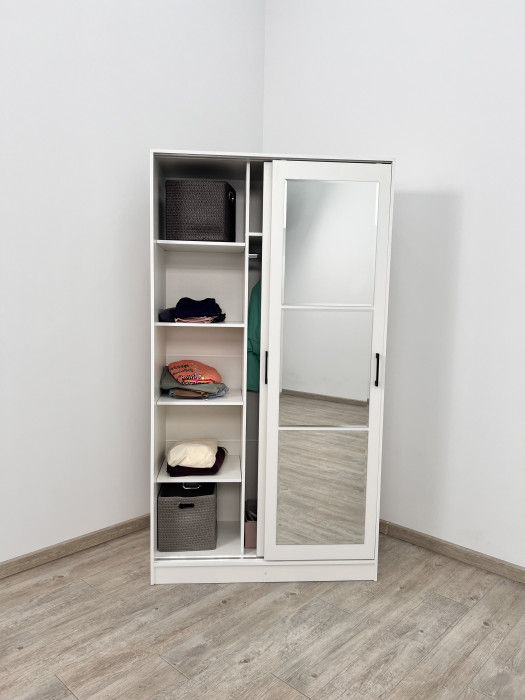 Шкаф-купе Стиль-2 1200, Дуб крафт серый/Камень серый