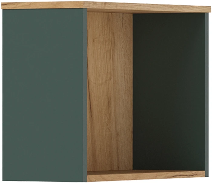 Норд Композиция Шкафов с антресолями + Терминал, Крафт золотой/Изумрудный