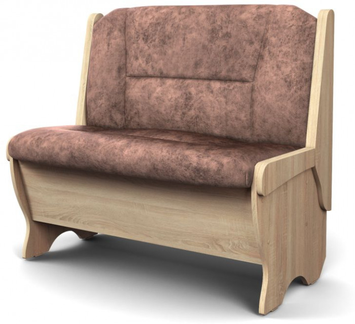 Скамья Лотос 950 дуб сонома/коньяк