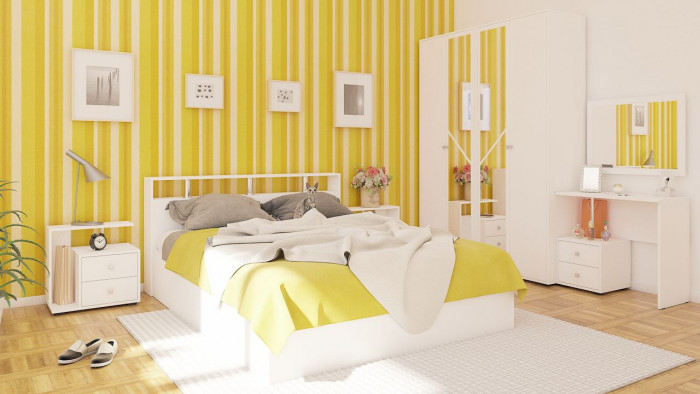 Камелия Стол косметический, цвет белый, ШхГхВ 85х40х75 см., НЕ универсальная сборка