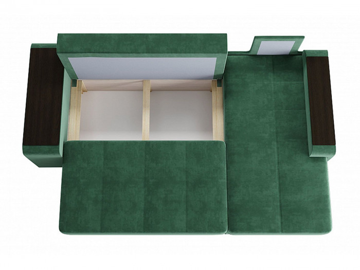 Диван угловой Дубай Ультра форест