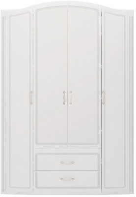 Шкаф для одежды 4-х дверный с ящиками Виктория 02