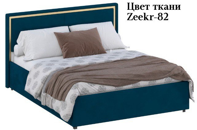 Кровать 120 с ортопед. основанием КР-431-М-12, Микровелюр Zeekr-82