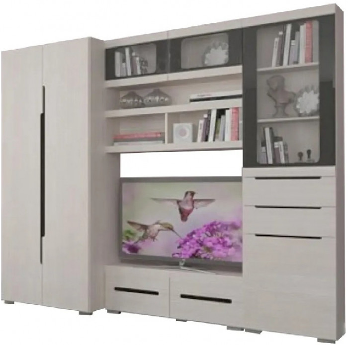 Гостиная Эколь вариант №1 (Венге шоколад)