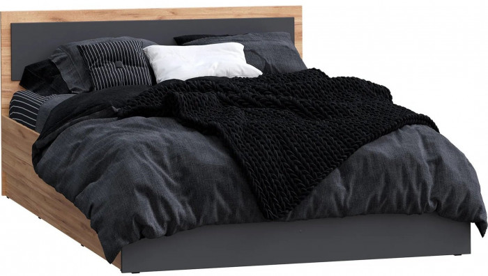 Модульная спальня Мартина, композиция 3 (Дуб крафт/ Графит)