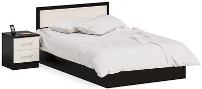 Фиеста Кровать 1200 + тумба, венге/дуб лоредо