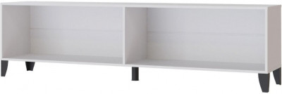 Тумба ТВ Парус-11 с опорами белый/дуб юкон