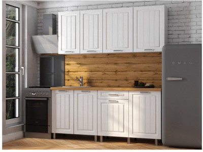 Кухонный гарнитур Луксор 1,8м Клен белый