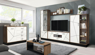 Модульная гостиная Гамма 1 Таксония/Белый