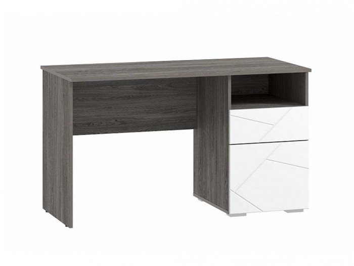 НМ 041.52 Стол письменный Summit Ясень Анкор темный / белый