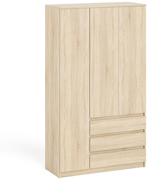 Мори Шкаф МШ1200.1, цвет дуб сонома, ШхГхВ 120,4х50,4х209,6 см., НЕ универсальная сборка