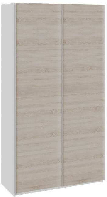 Траст СШК 2.120.60-11.11 Шкаф-купе 2-х дверный (1200x580x2300) (Белый снег,Белый снег/Белый снег)