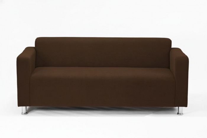 Диван прямой Томи, 160 см, велюр, коричневый