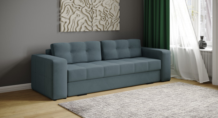 Диван раскладной Верден, серый