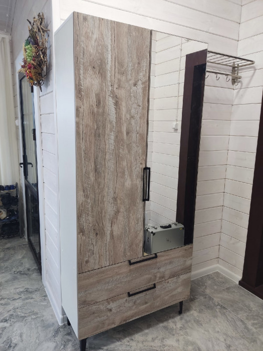 Чикаго Шкаф универсальный ЧШ-30, Дуб юкон/Белый