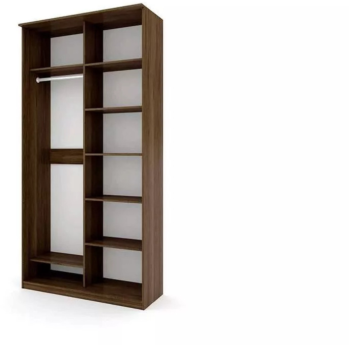 Шкаф купе Модерн 1190х600 2-х дверный 2-х секционный глухой венге/ясень