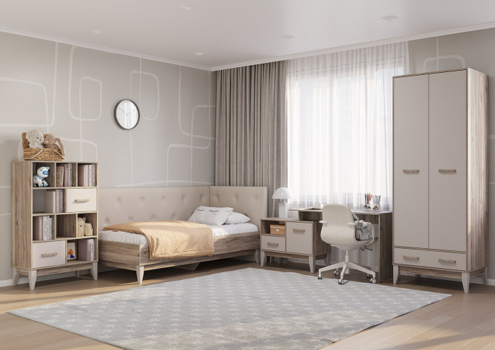 Кровать 90х200 с проложками Скандика