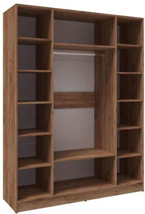 Шкаф Вегас 1600 дуб крафт табачный/дуб крафт белый