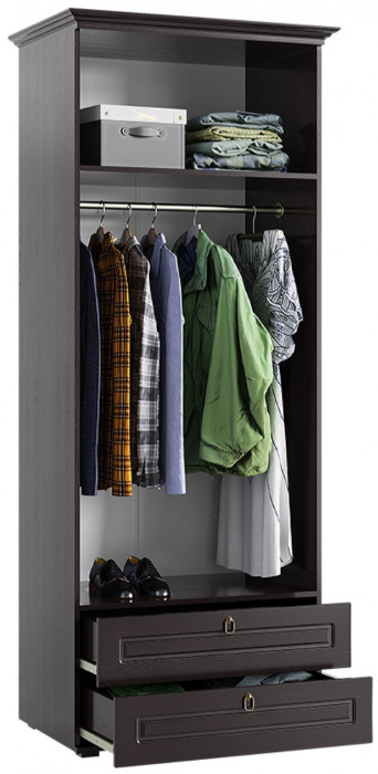 Модульная гостиная Престиж (Венге шоколад / Жемчуг)