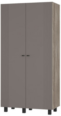 "Олива" ШК-03 Шкаф 2-х створчатый Дуб каньон/МФ14 Муссон софт