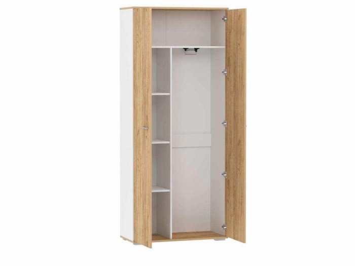 Прихожая Санти-1 Белый/Дуб крафт золотой