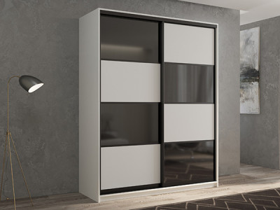 Шкаф-купе Кааппи 13 Белый Бриллиант 160х60х230 см