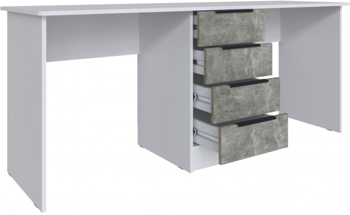 Набор мебели для подростковой "Мадрид", Белый/Ателье светлое