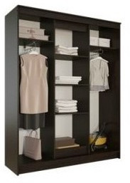 Элегант Шкаф-купе 4 (Венге / лоредо)