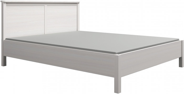 Кровать с ортопедическим основанием (металл) Шерлоск 43 140х200, ясень светлый