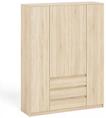 Мори Шкаф МШ1600.1, цвет дуб сонома, ШхГхВ 160,4х50,4х209,6 см.