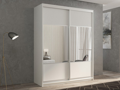 Шкаф-купе Кааппи 6 Белый Бриллиант 160х60х230 см