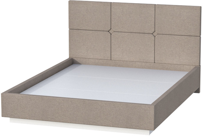 Кровать Соната арт.004 с настилом ЛДСП, 160х200 - Шерлок 932