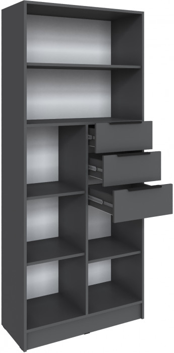 Набор мебели для подростковой "Мадрид", Графит серый