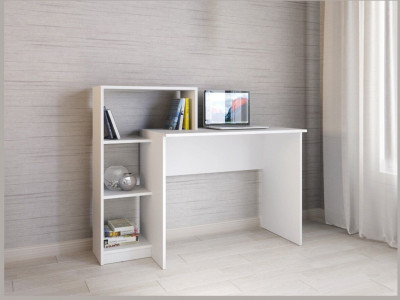 Компьютерный стол Квартет-2 белый