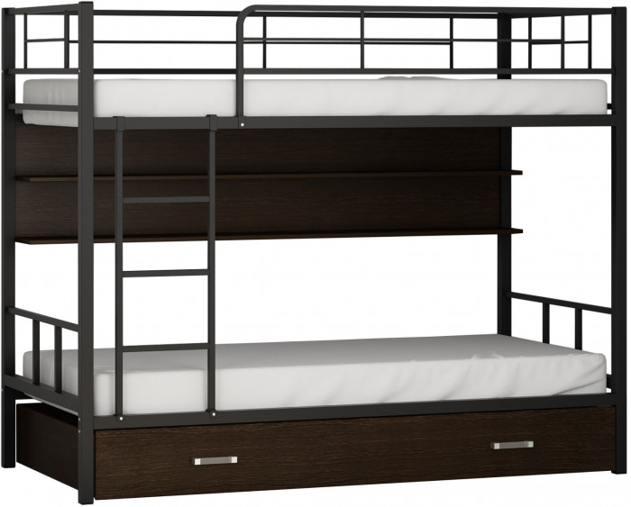 Двухъярусная кровать Севилья 2ПЯ (Коричневый, Венге)
