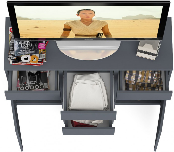 Мори Комод МК1200.4, графит