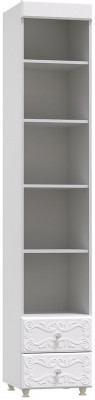 Стеллаж с ящиками Италия ИТ-38 гл. 410 белое дерево